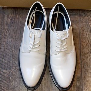 Zara white platform shoes